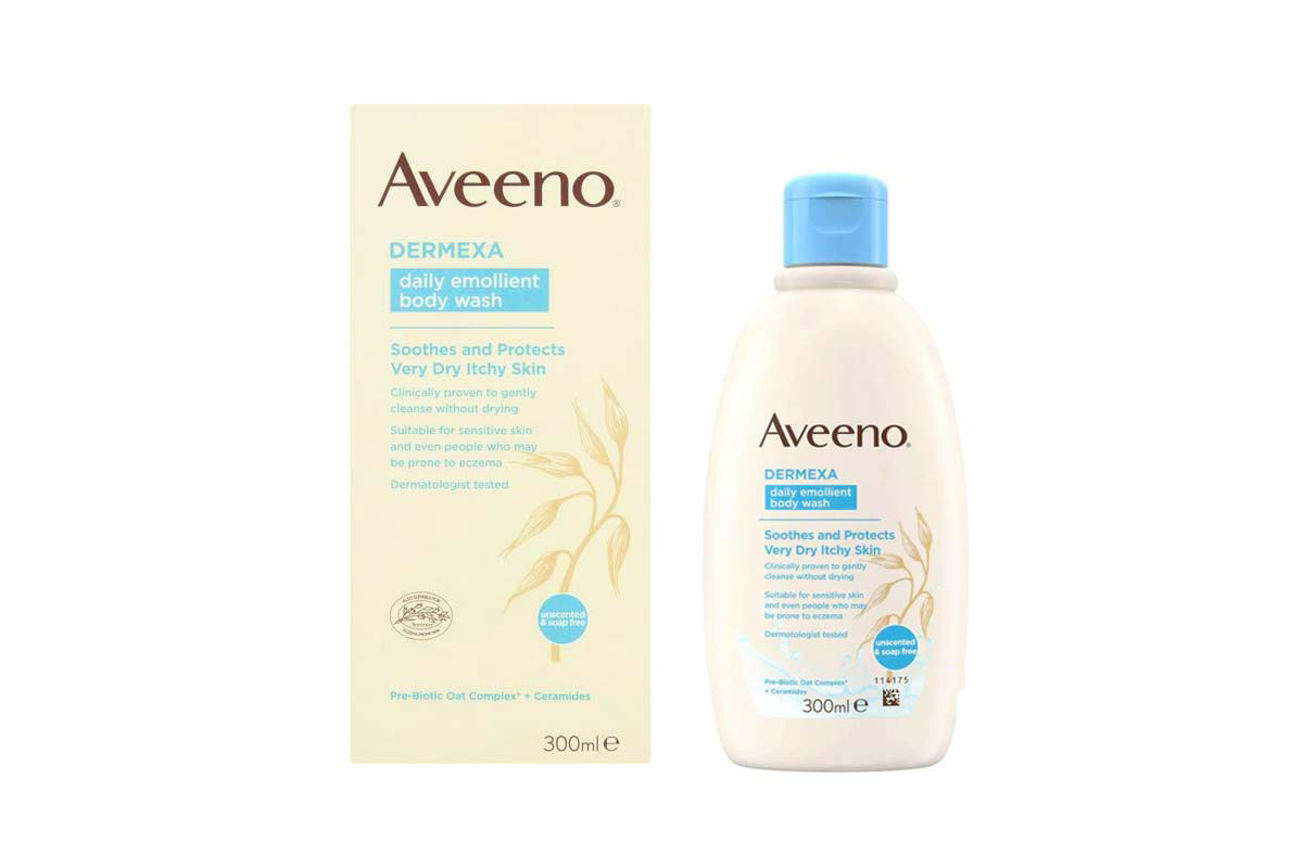 AVEENO DERMEXA DAILY EMOLLIENT BODY WASH 300 ML - Life Care Apotek