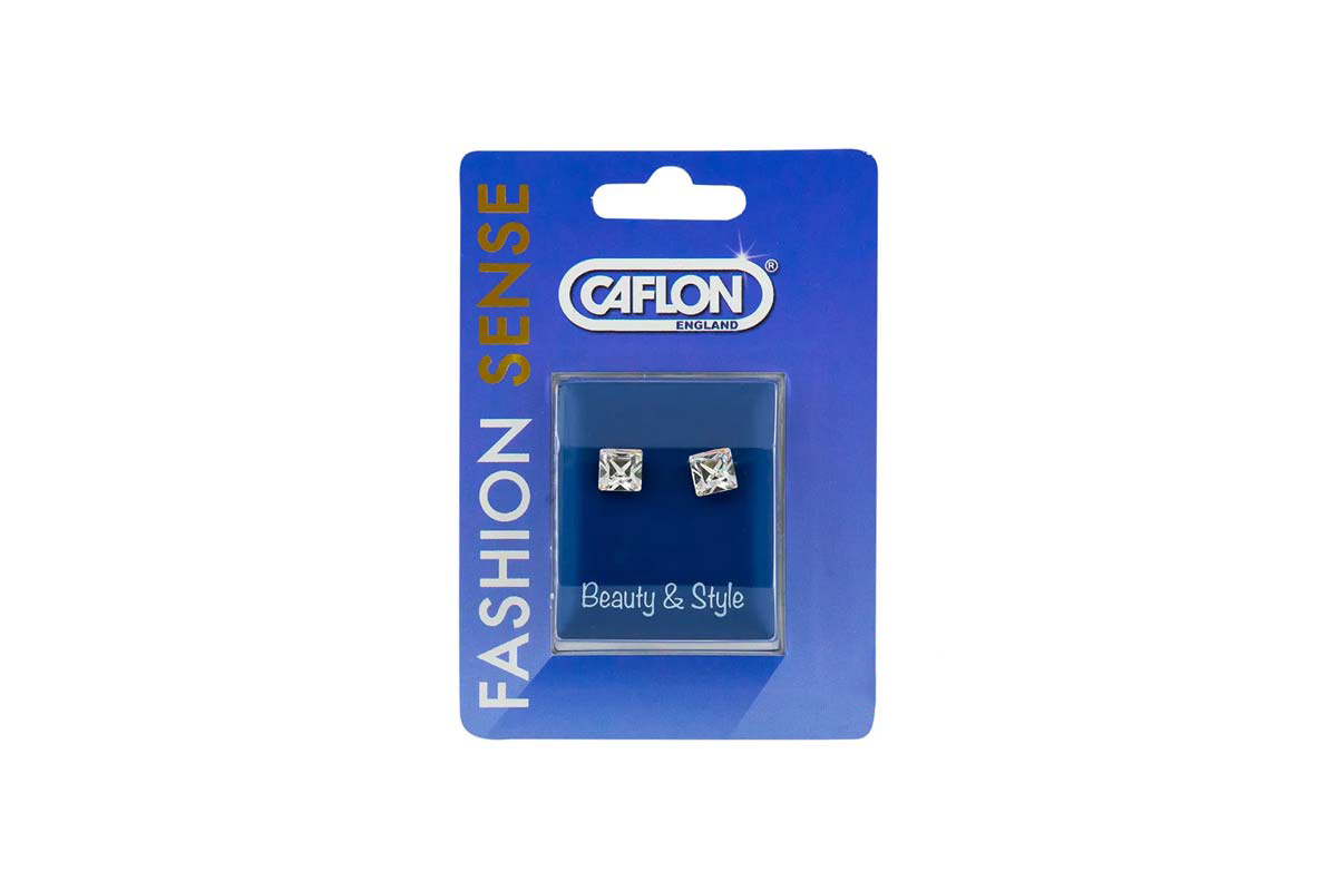 CAFLON FASHION SENSE BEAUTY AND STYLE SQUARE CRYSTAL 6 MM 1921 - Life Care Apotek