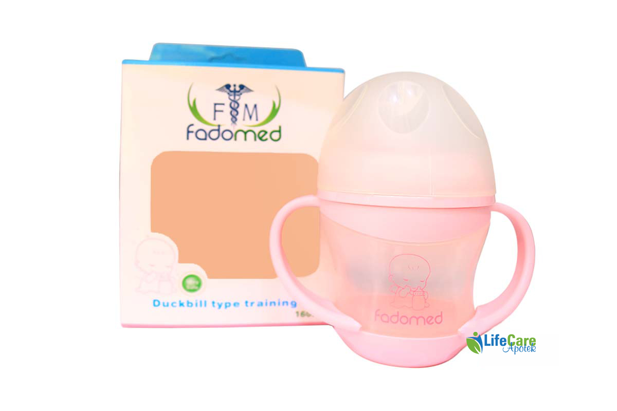 FADOMED DUCKBILL TYPE TRAINING CUP PINK 160 ML - Life Care Apotek