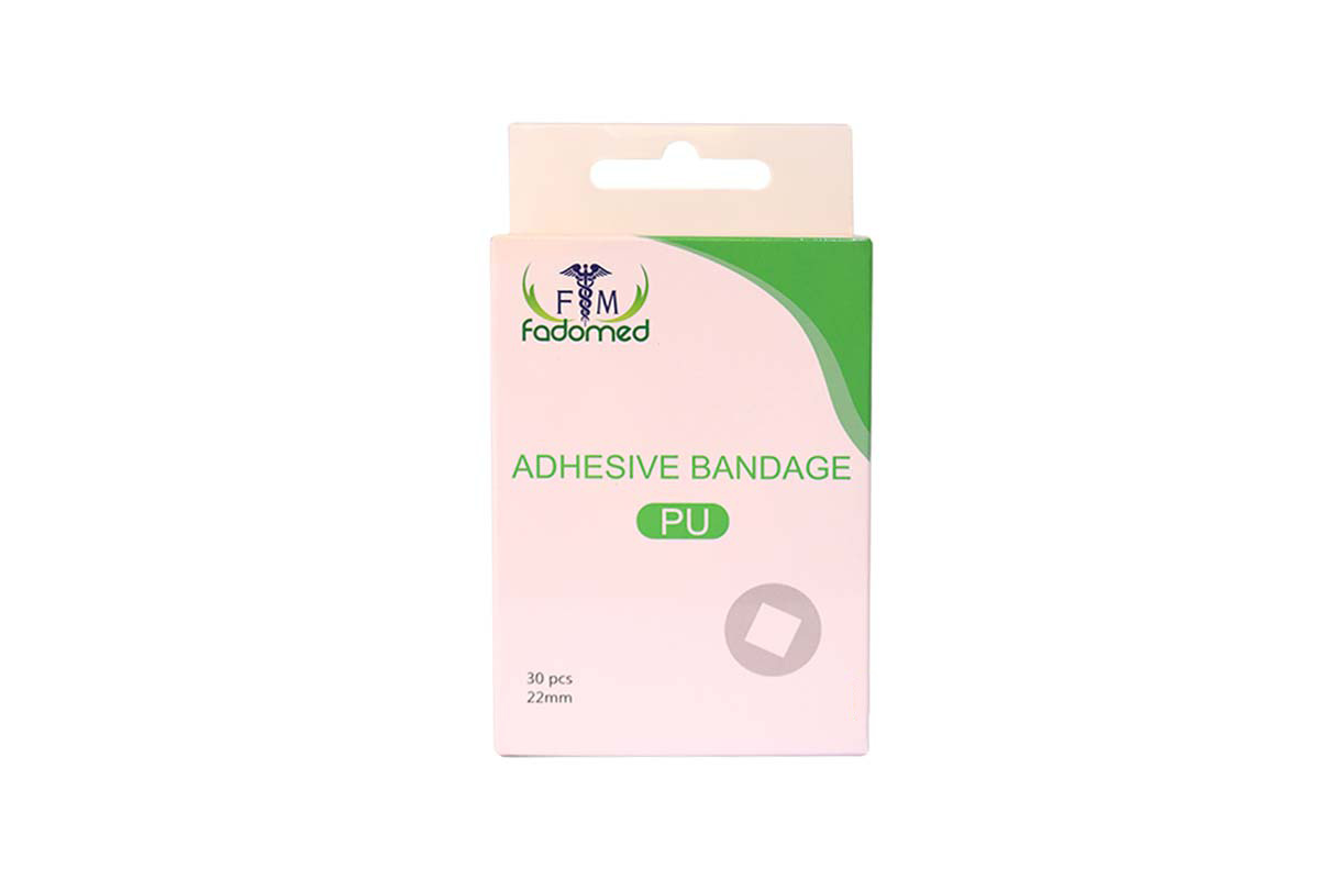 FADOMED ADHESIVE BANDAGE PU ROUND 22MM 30 PCS - Life Care Apotek