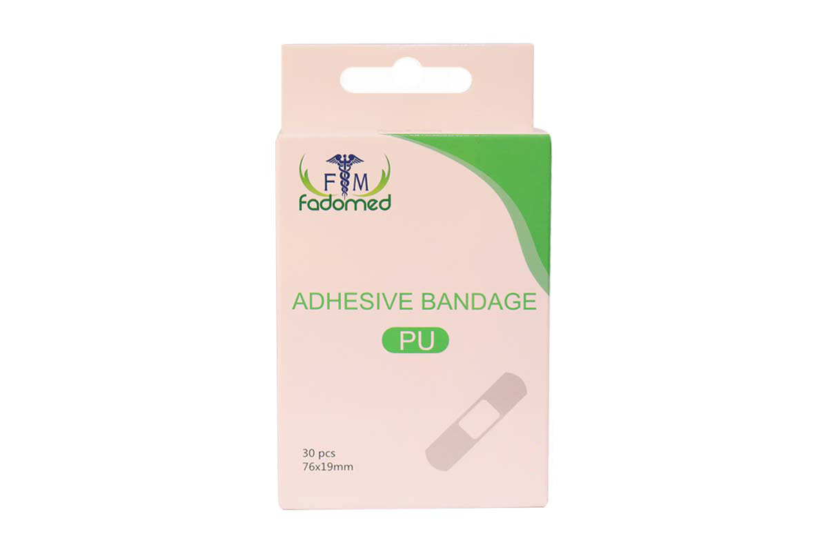 FADOMED ADHESIVE BANDAGE PU 76X19MM 30 PCS - Life Care Apotek