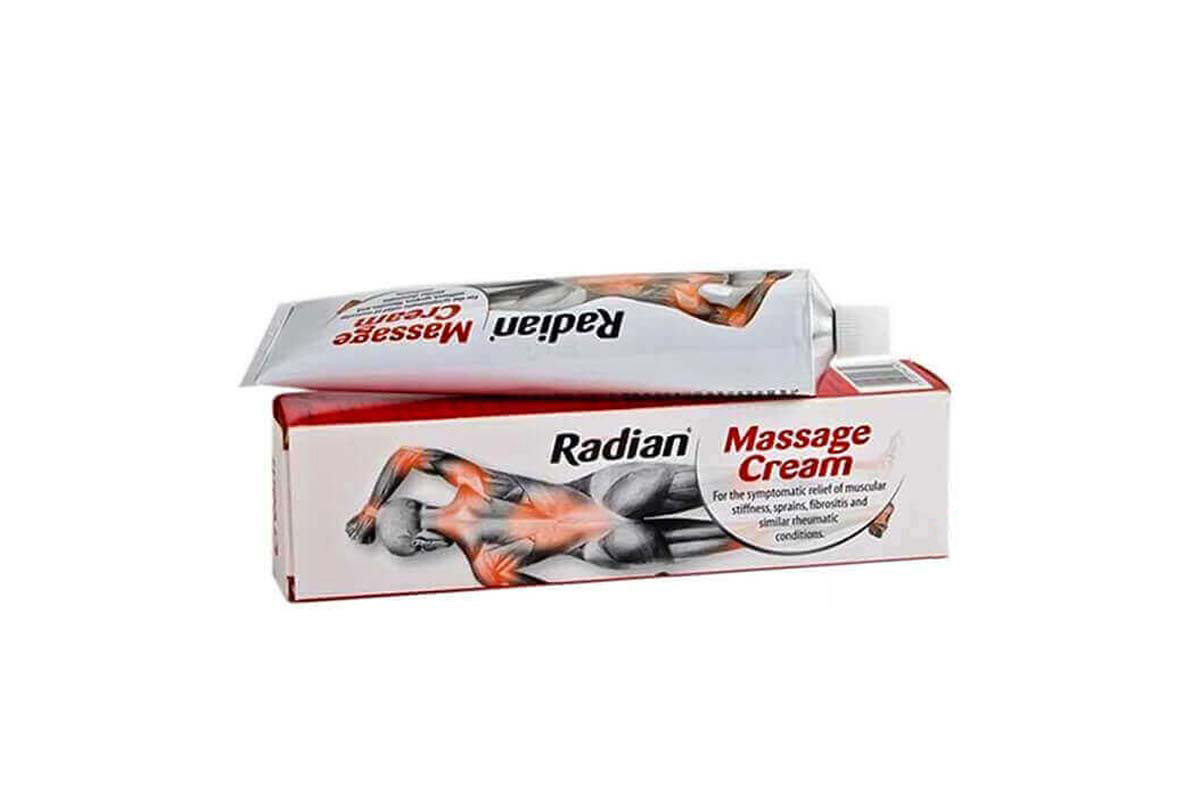 RADIAN MASSAGE CREAM 100 GM - Life Care Apotek