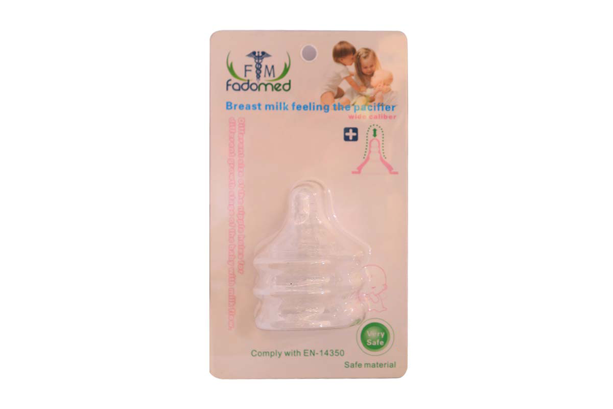 FADOMED BREAST MILK FEELING THE PACIFIER WIDE PLUS  3 PCS - Life Care Apotek