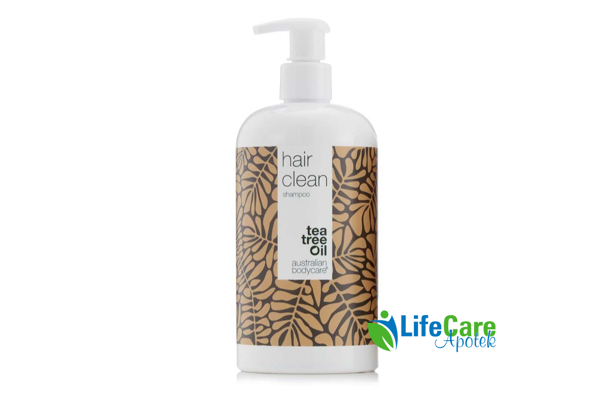 ABC AUSTRALIAN BODYCARE HAIR CLEAN SHAMPOO TEA TREE OIL 500 ML - Life Care Apotek
