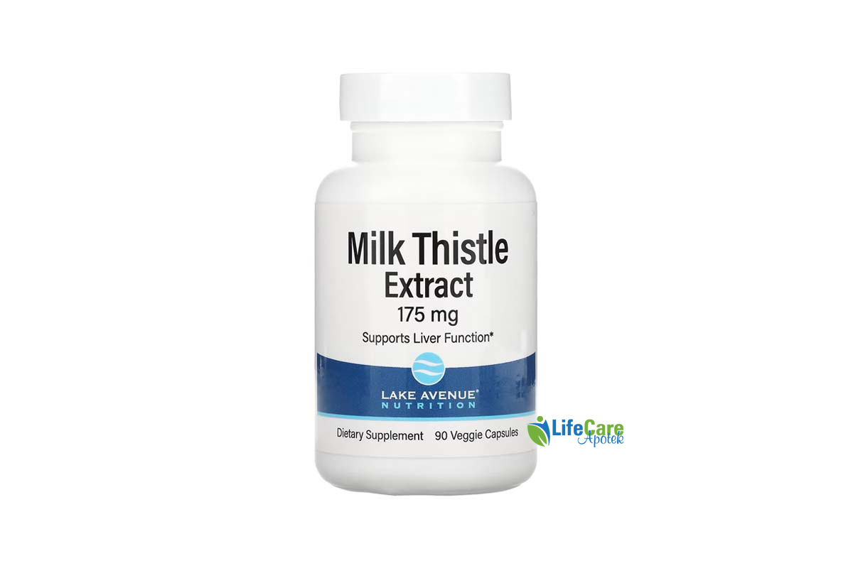 LAKE AVENUE NUTRITION MILK THISTLE EXTRACT 175 MG 90 CAPSULES - Life Care Apotek