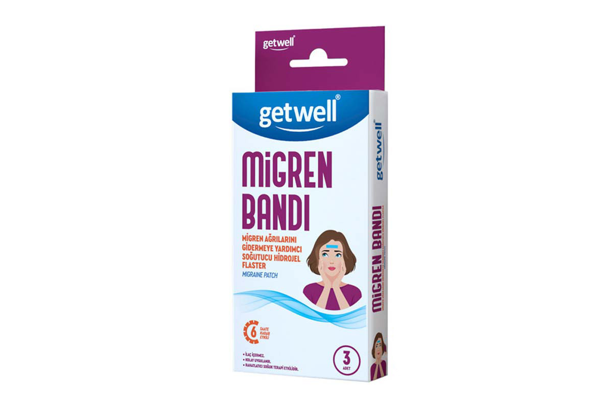 GETWELL MIGREN BANDI 3 PCS - Life Care Apotek