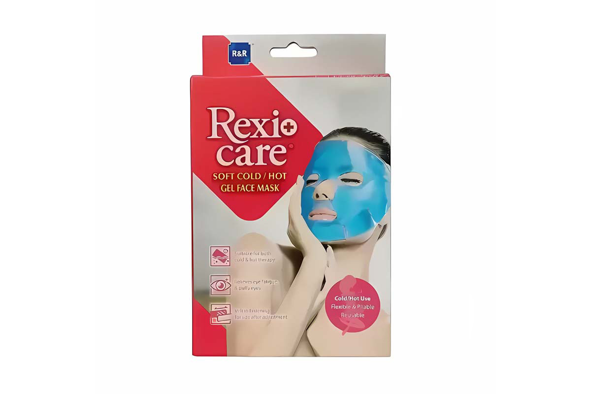 REXI CARE SOFT COLD AND HOT GEL FACE MASK 1 PCS - Life Care Apotek