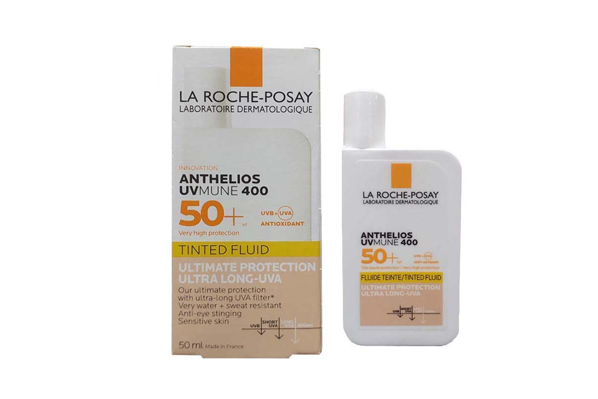 LA ROCHE POSAY INNOVATION ANTHELIOS UV MUNE 400 SPF50 PLUS TINTED FLUID 50ML - Life Care Apotek