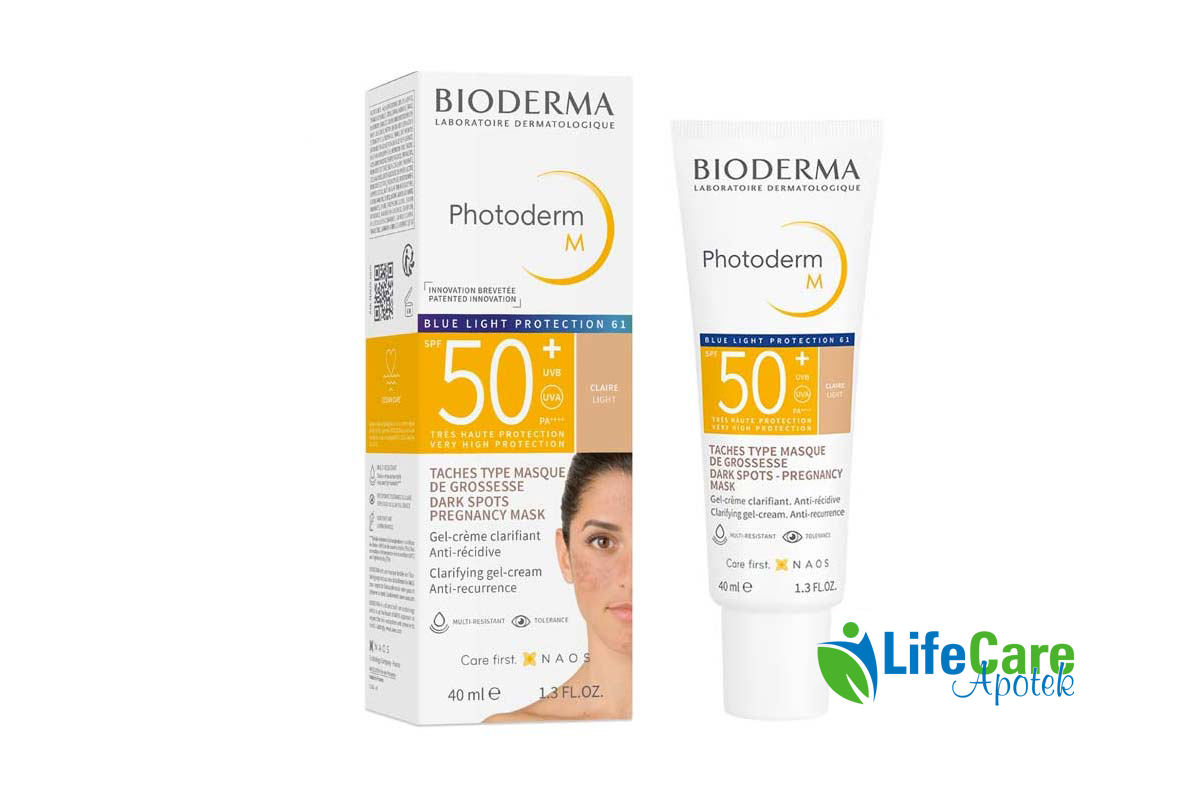BIODERMA PHOTODERM M LIGHT SPF50 PLUS 40 ML - Life Care Apotek