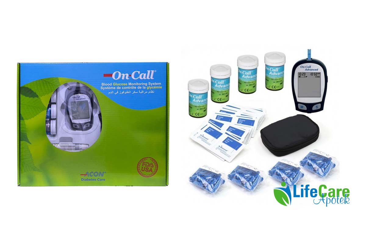 BOX OFFER ON CALL ADVANCED BLOOD GLUCOSE MONITOR - Life Care Apotek