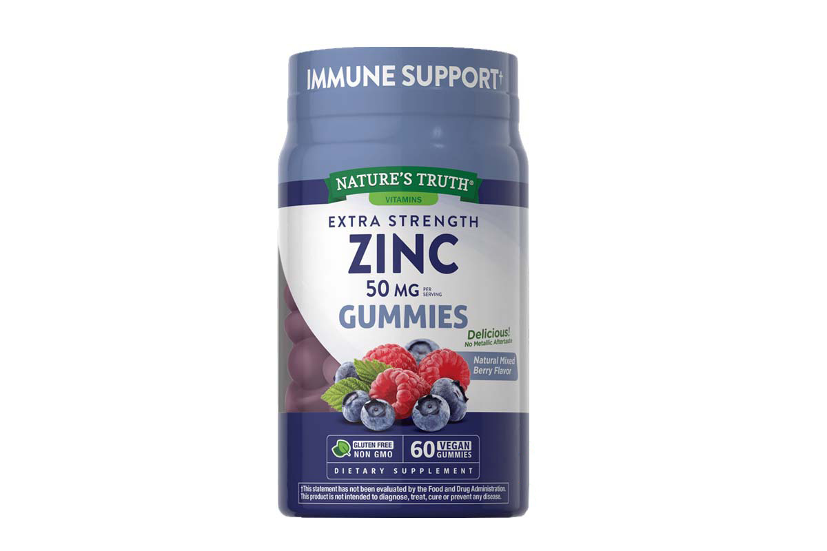 NATURES TRUTH ZINC 50 MG 60 GUMMIES - Life Care Apotek