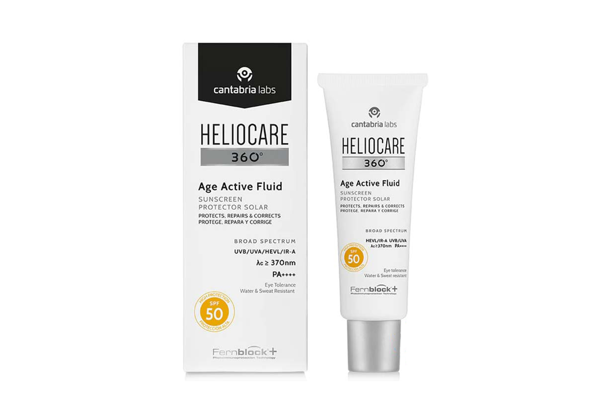 HELIOCARE 360 AGE ACTIVE FLUID SUNSCREEN SPF50 50ML - Life Care Apotek