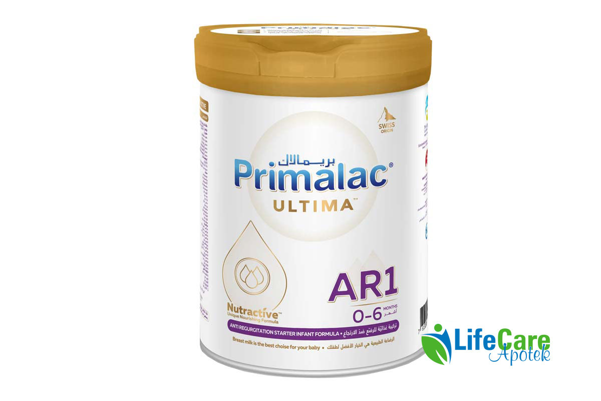 PRIMALAC ULTIMA  AR NO 1 FROM 0 TO 6 MONTHS 400 GM - Life Care Apotek
