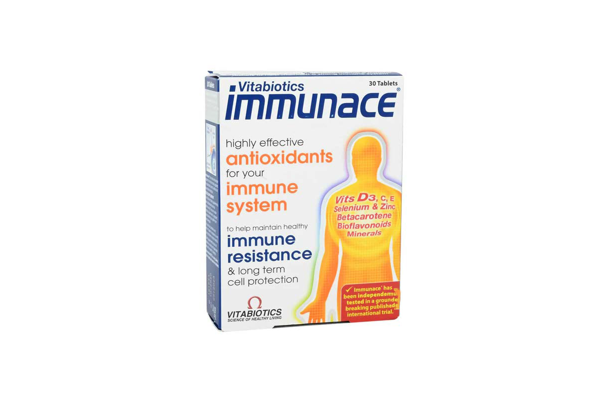 VITABIOTICS IMMUNACE ANTIOXIDANT 30 TABLETS - Life Care Apotek