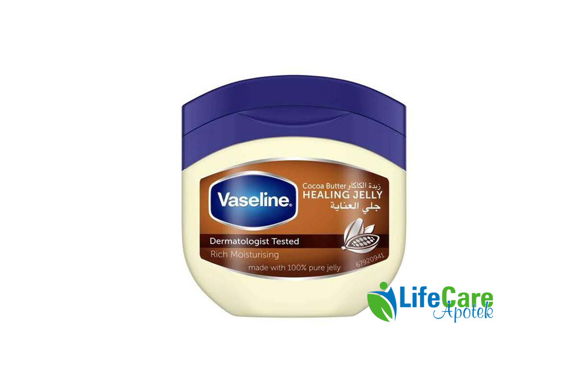 VASELINE COCOA BUTTER HEALING JELLY 100ML - Life Care Apotek