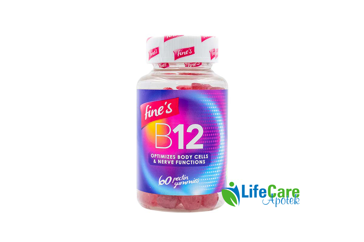 FINES B12 1000MCG 60 GUMMIES - Life Care Apotek