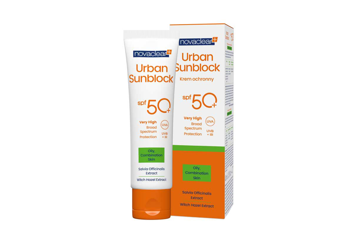 NOVACLEAR URBAN SUNBLOCK OIL SKIN SPF50 PLUS CREAM 40ML - Life Care Apotek