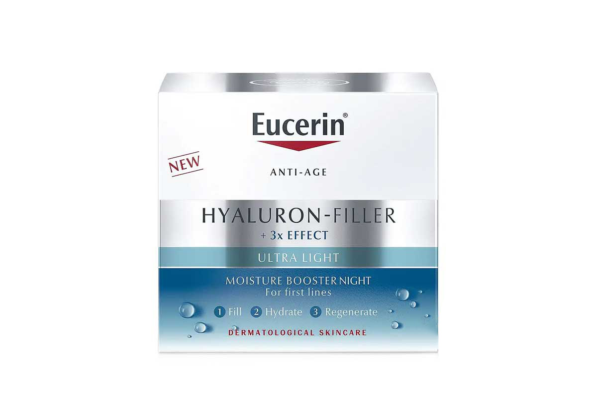 EUCERIN HYALURON FILLER MOISTURE BOOSTER NIGHT 50ML - Life Care Apotek