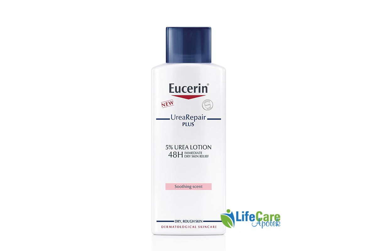 EUCERIN 5%UREA BODY LOTION 48H SOOTHING SCENT 250ML - Life Care Apotek