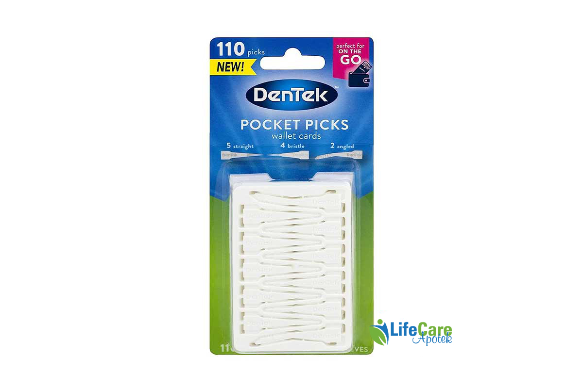 DENTEK POCKET PICKS 110 PCS - Life Care Apotek