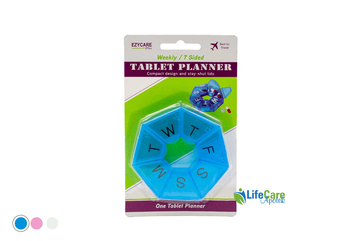 EZYCARE WEEKLY 7 SIDED TABLET PLANNER 17009 - Life Care Apotek