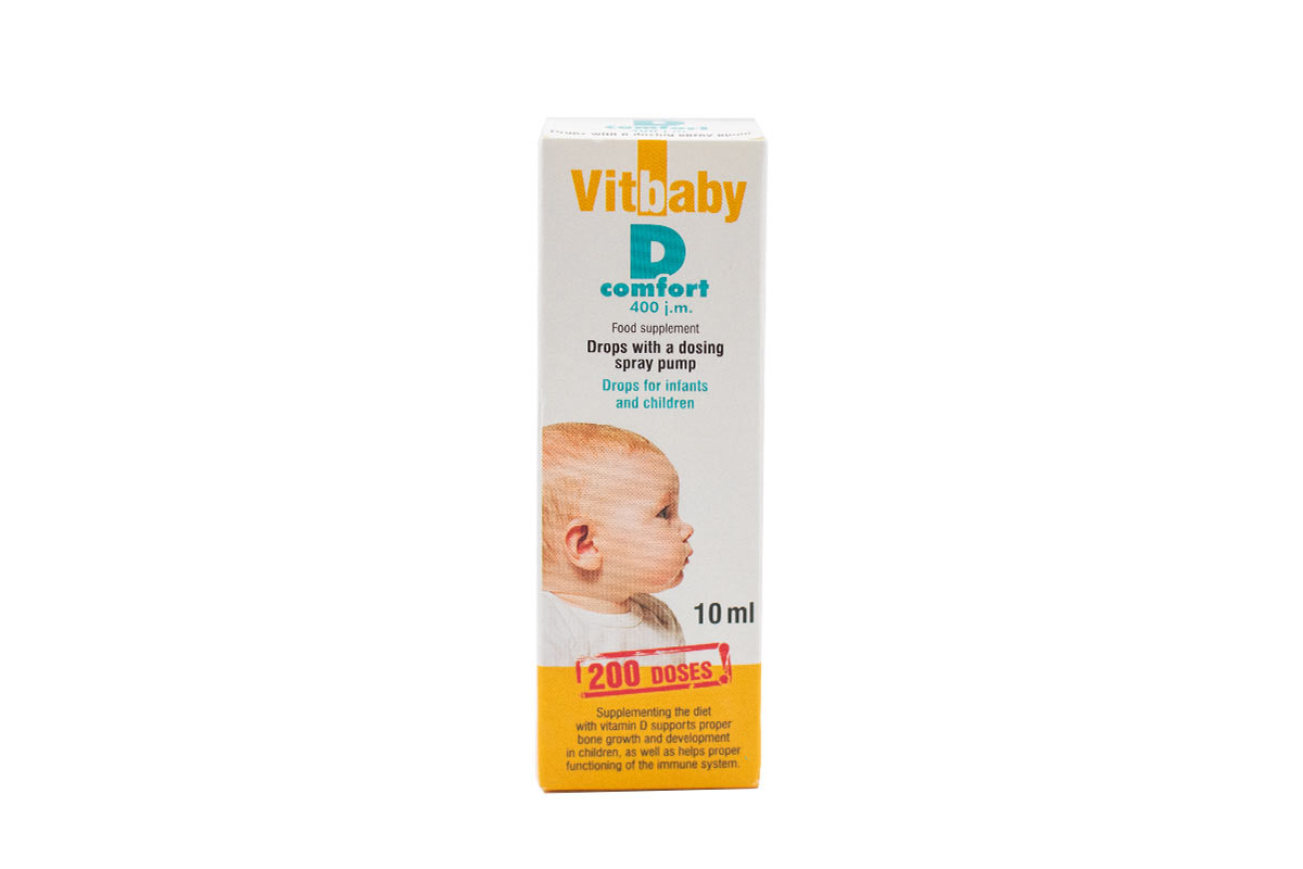 VITBABY D COMFORT 400 IU 10ML 200 DOSES - Life Care Apotek