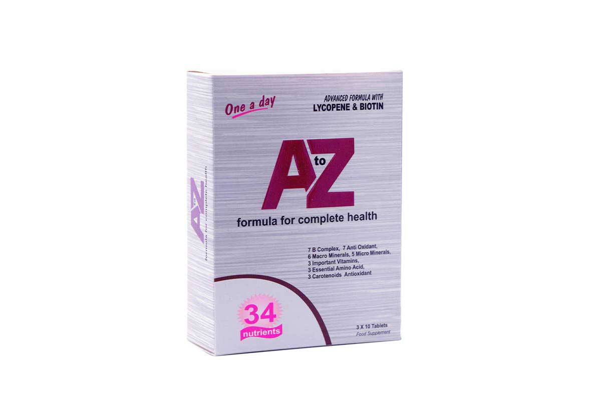 A TO Z MULTIVITAMINS 30 TABLETS - Life Care Apotek