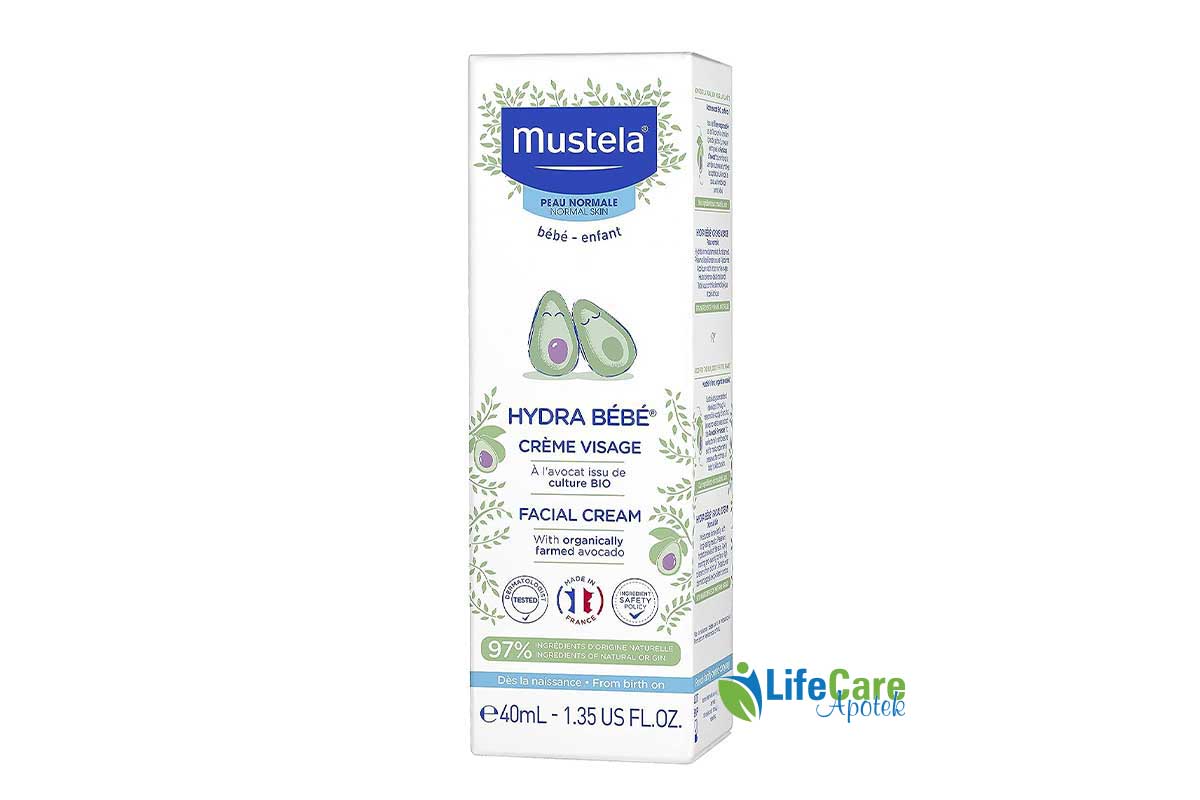 MUSTELA HYDRA FACIAL CREAM 40ML - Life Care Apotek