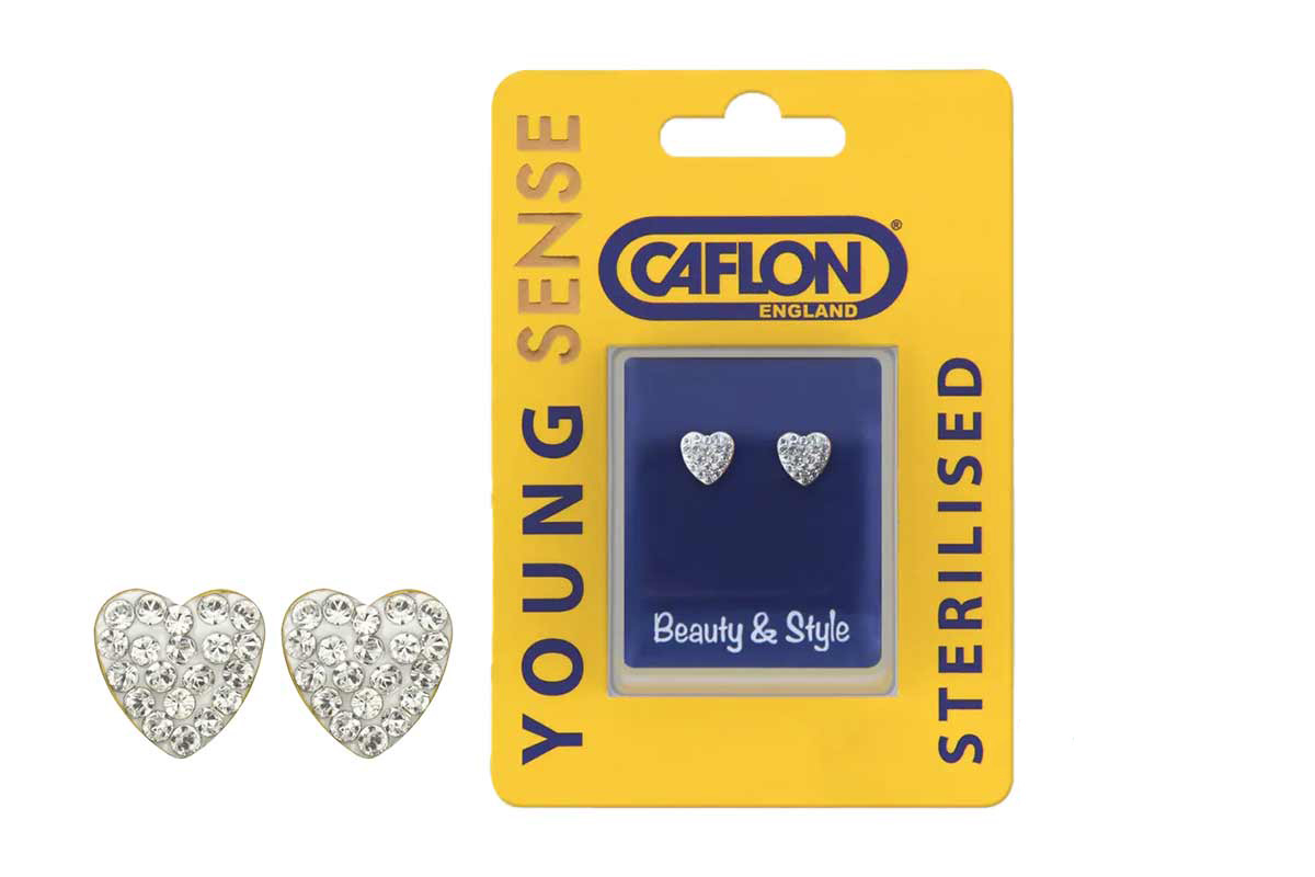 CAFLON YOUNG SENSE BEAUTY&STYLE HEART CRYSTAL 8MM 0621 - Life Care Apotek