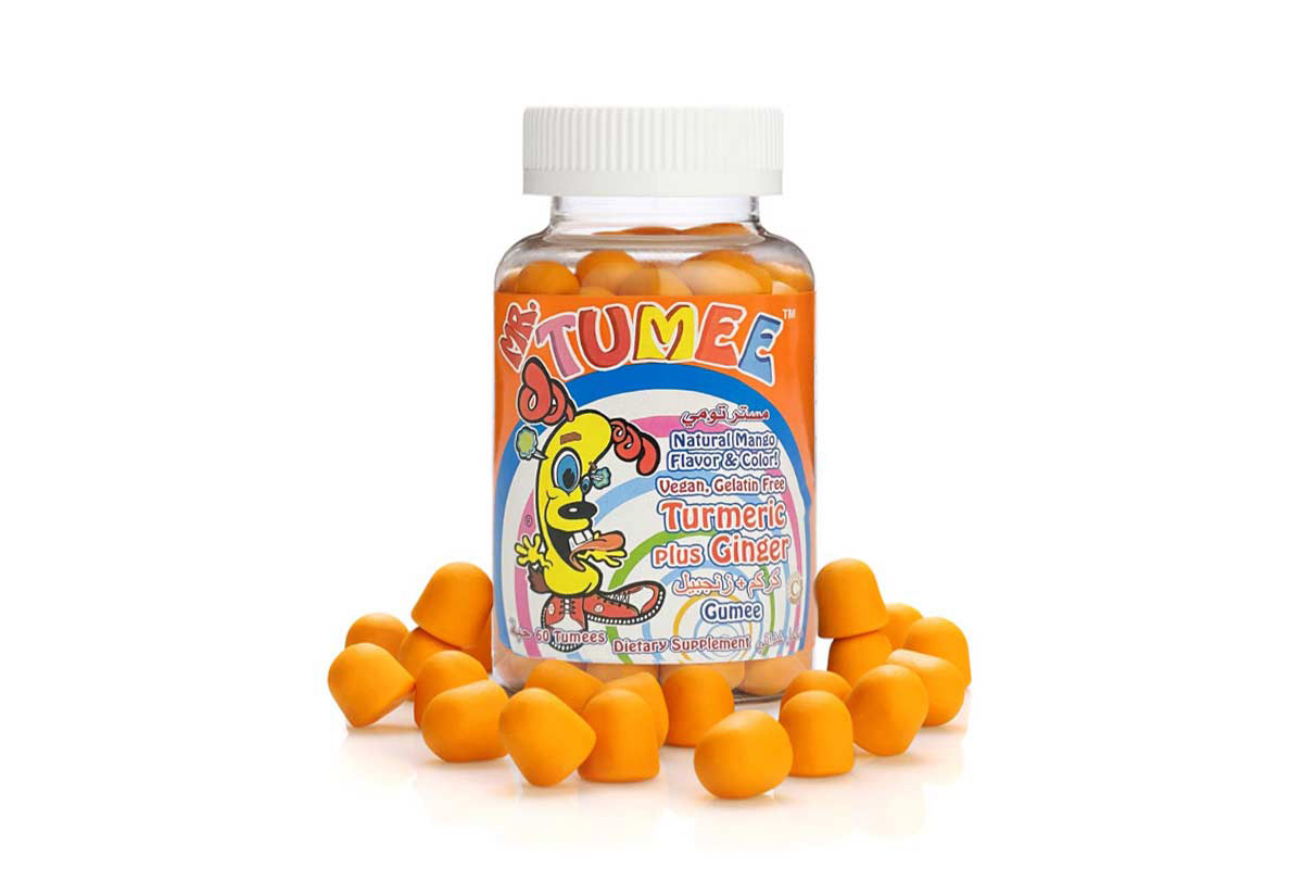 MR TUMEE TURMERIC PLUS GINGER 60 GUMEE - Life Care Apotek