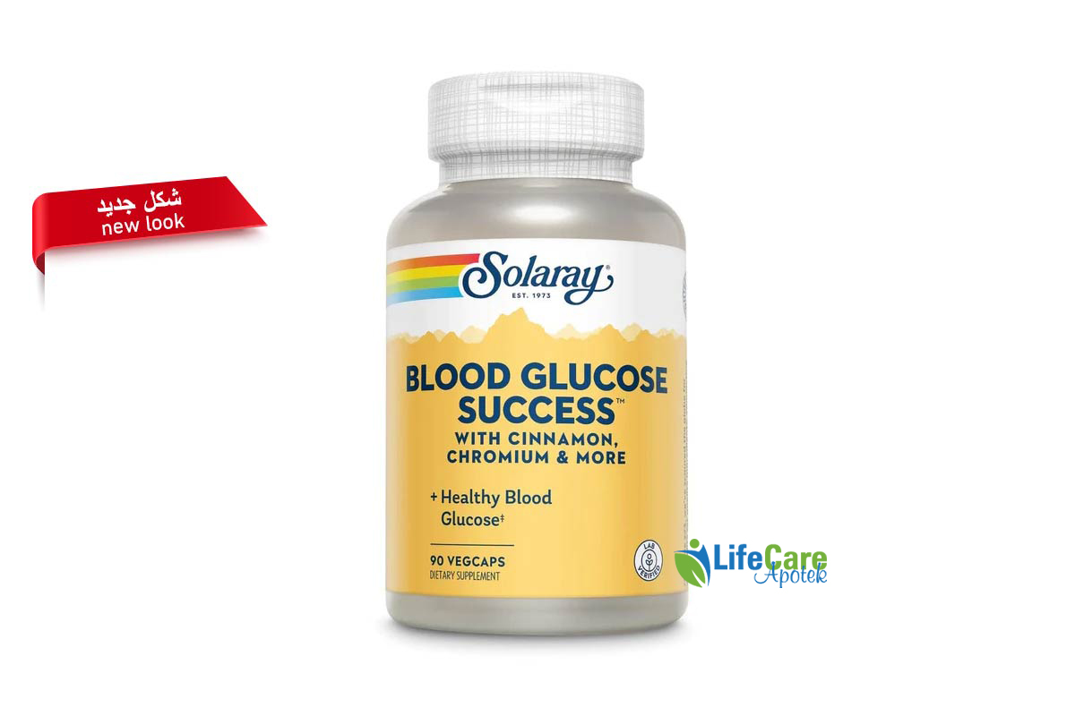 SOLARAY BLOOD GLUCOSE SUCCESS 90 CAPSULES - Life Care Apotek