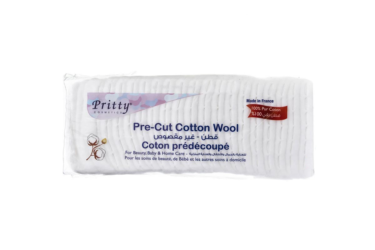 PRITTY PRE CUT COTTON WOOL 100 GM - Life Care Apotek