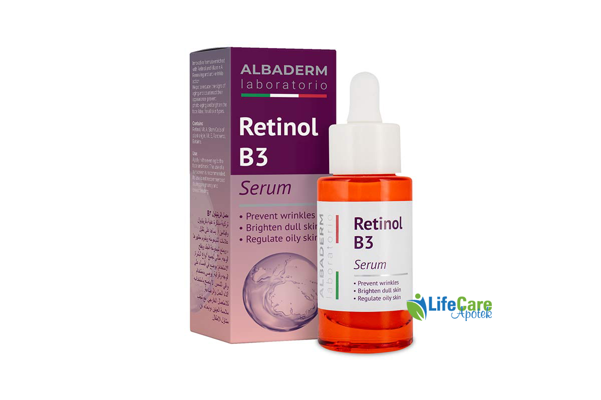 ALBADERM RETINOL B3 SERUM 30 ML - Life Care Apotek