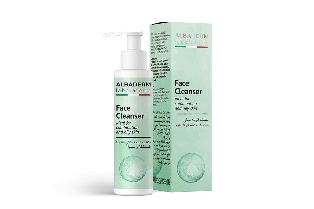 ALBADERM FACE CLEANSER MILKY FOR COMBINATION AND OILY SKIN 150 ML - Life Care Apotek