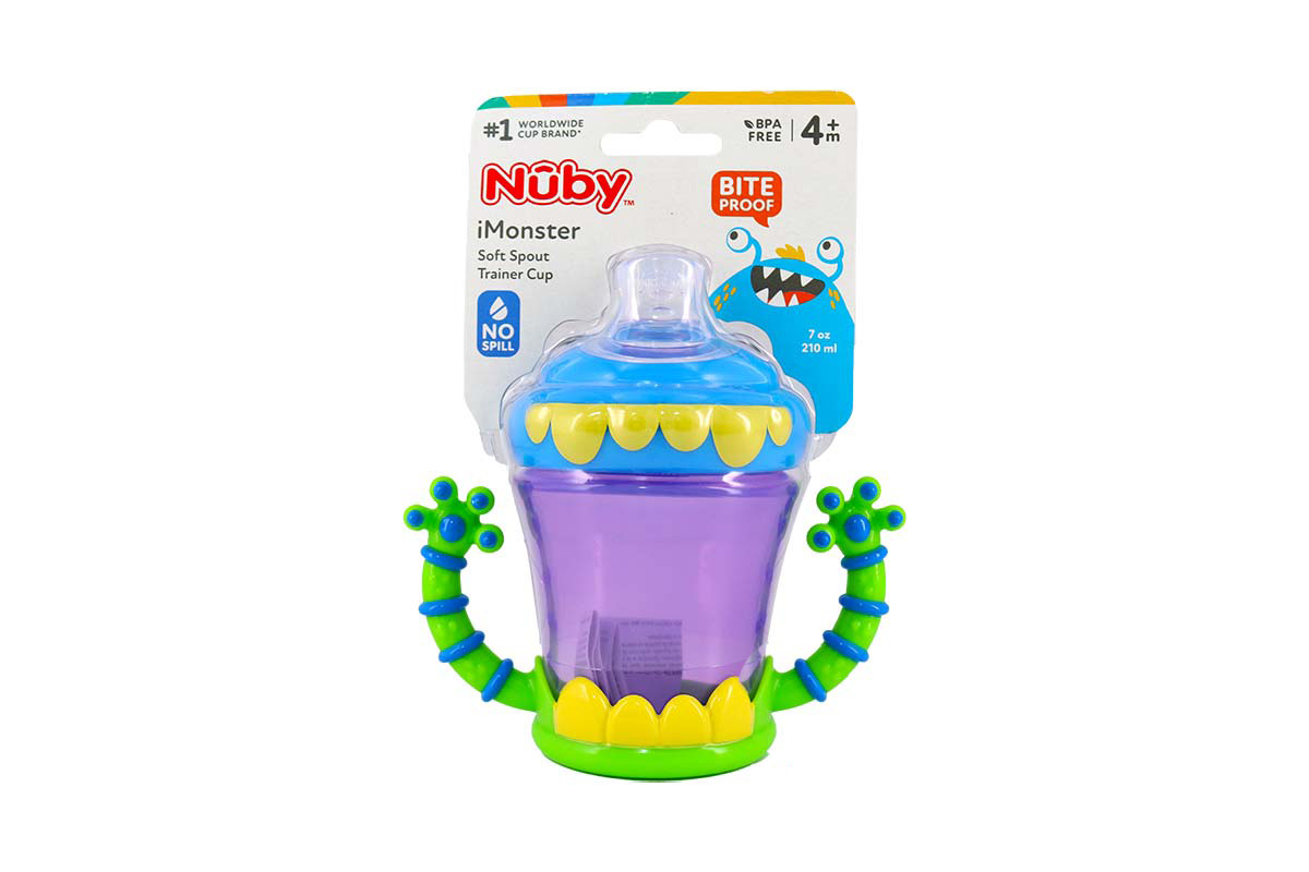 NUK IMONSTER GRIP N SIP CUP 4 MONTH PLUS 210ML - Life Care Apotek