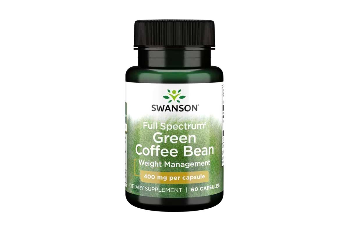 SWANSON GREEN COFFEE BEAN 400MG 60 CAPSULES - Life Care Apotek