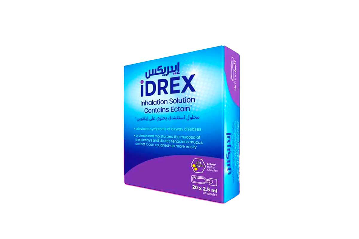 IDREX INHALATION SOLUTION CONTAINS ECTOIN 2.5ML X 20 AMPULES - Life Care Apotek