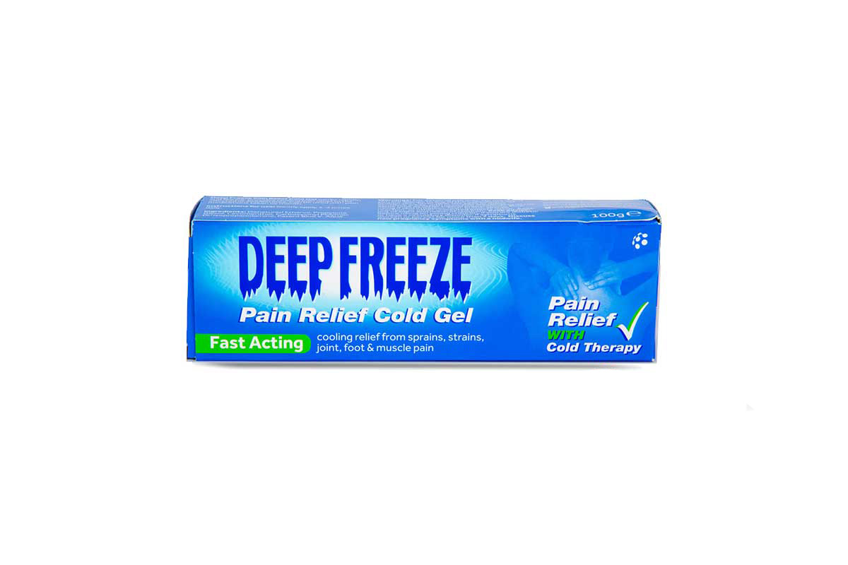 DEEP FREEZE PAIN RELIEF COLD GEL 100 GM - Life Care Apotek