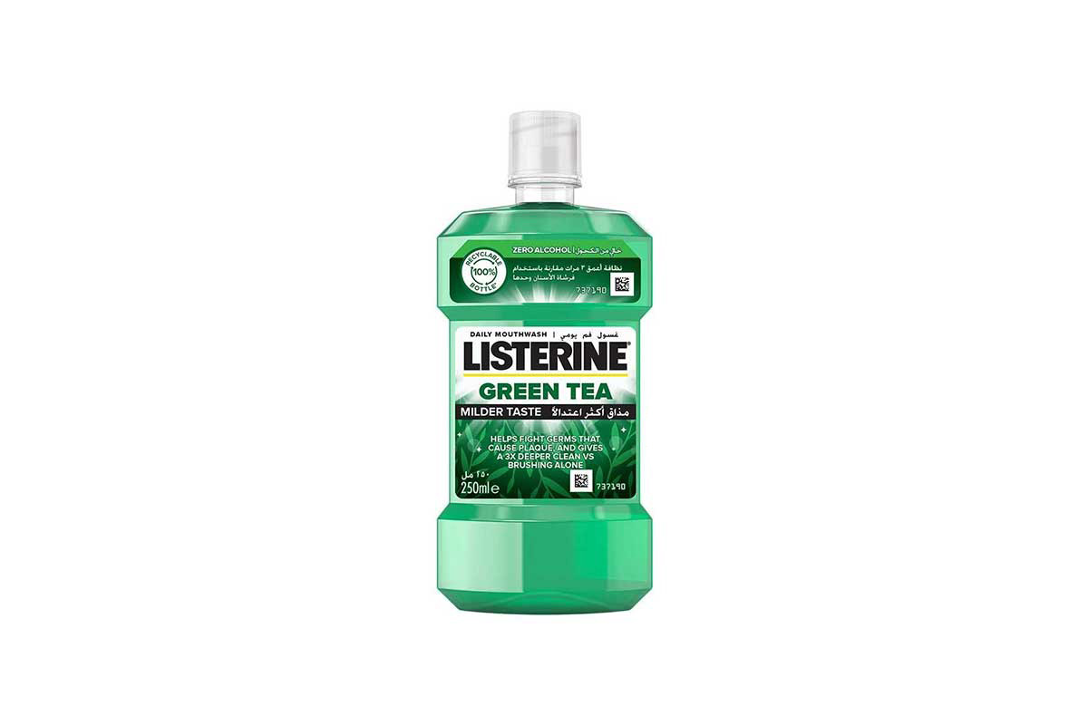 LISTERINE GREEN TEA MOUTHWASH 250 ML - Life Care Apotek