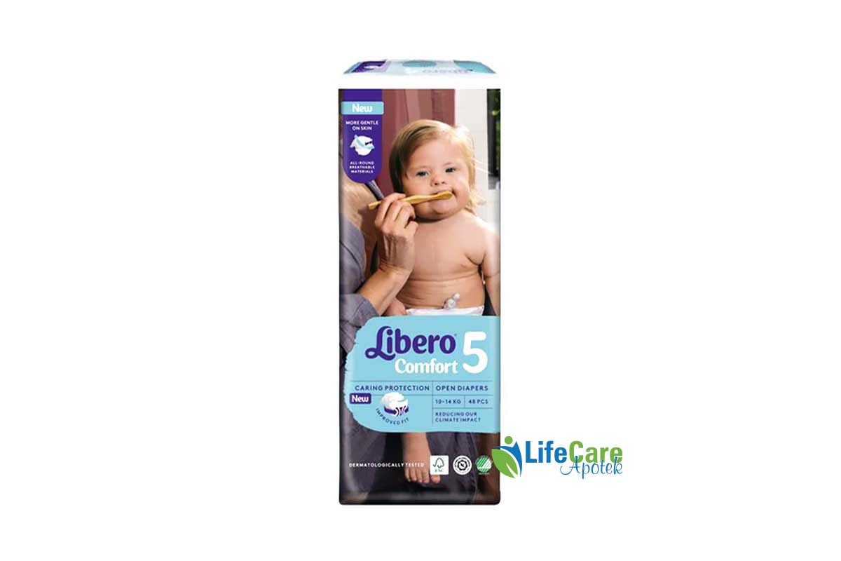 LIBERO COMFORT NO5 10 TO 14 KG 46 DIAPERS - Life Care Apotek
