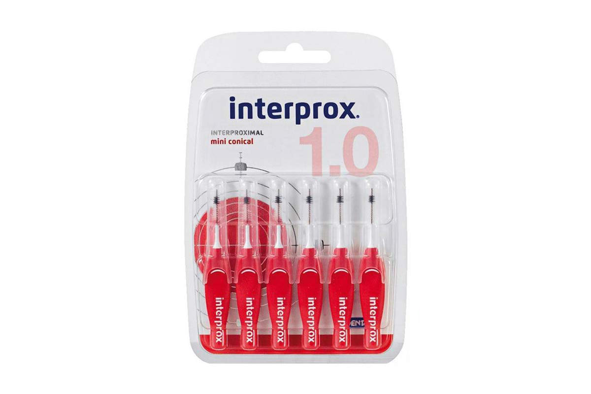 INTERPROX MINI CONICAL 1.0 RED 6 UNITS - Life Care Apotek