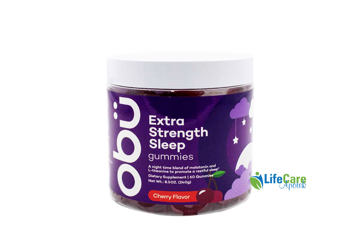 OBU EXTRA STRENGTH SLEEP 60 GUMMIES - Life Care Apotek