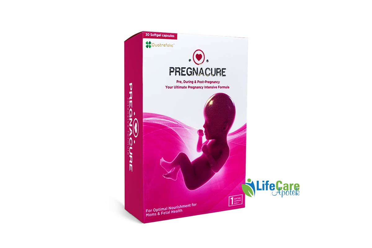 QUATREFOLIC PREGNACURE 30 SOFTGEL - Life Care Apotek
