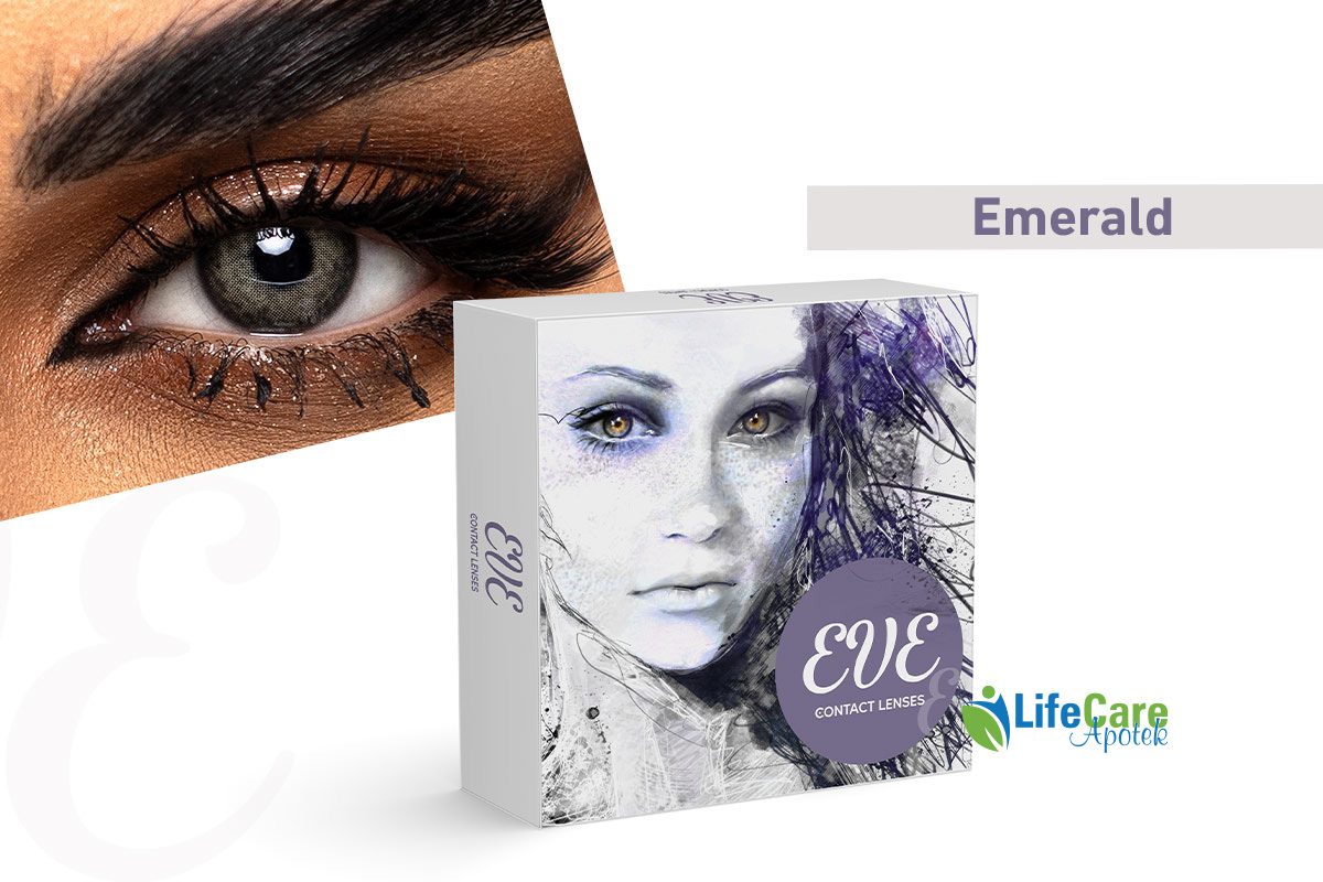 EVE LENSES MONTHLY GREEN EMERALD - Life Care Apotek
