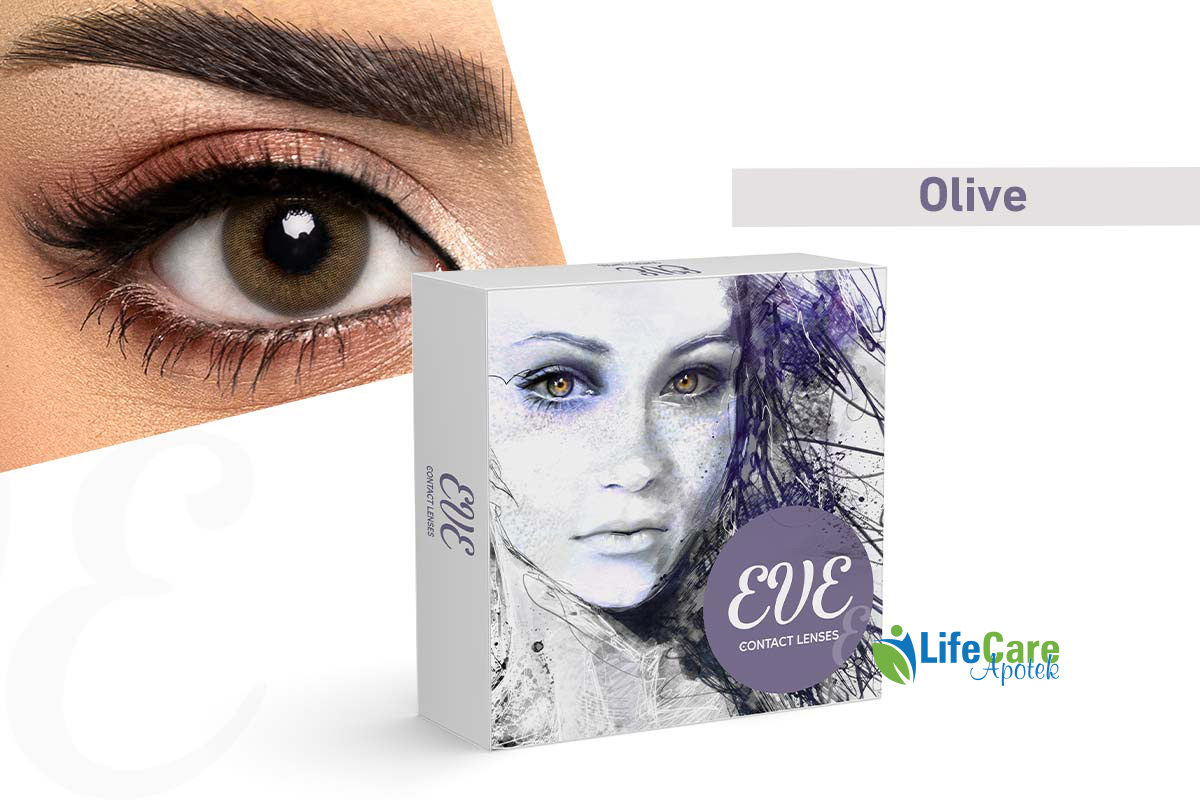 EVE LENSES MONTHLY GREEN OLIVE - Life Care Apotek