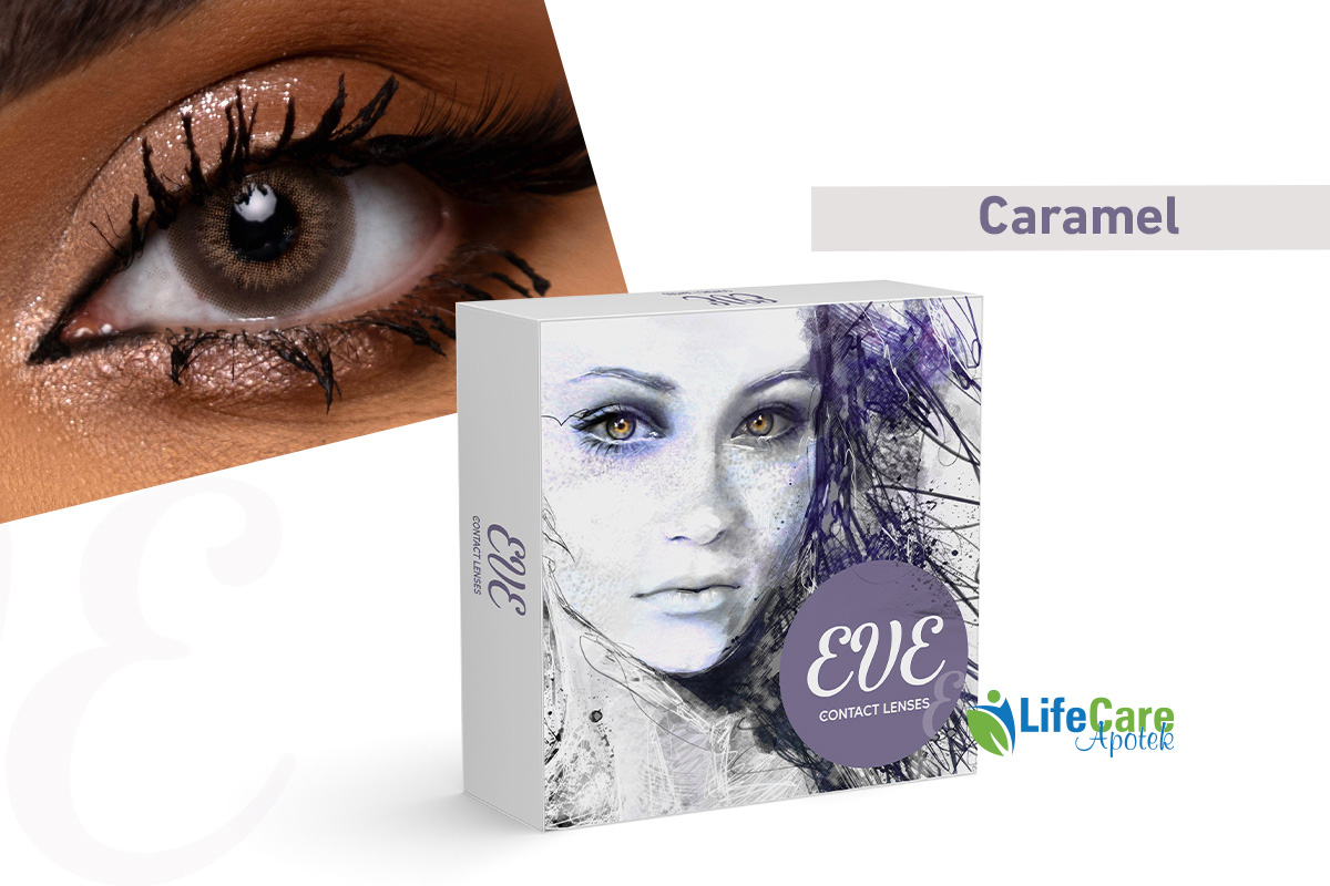EVE LENSES MONTHLY BROWN CARAMEL - Life Care Apotek
