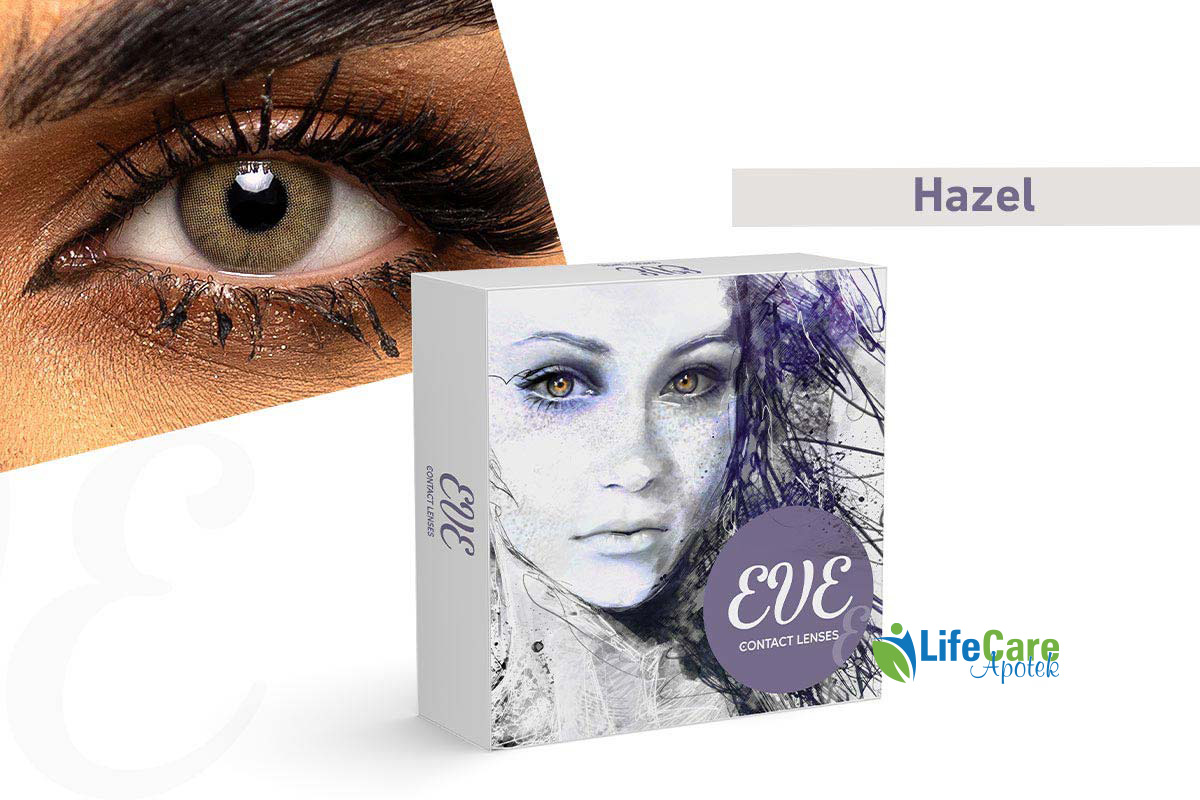 EVE LENSES MONTHLY BROWN HAZEL - Life Care Apotek
