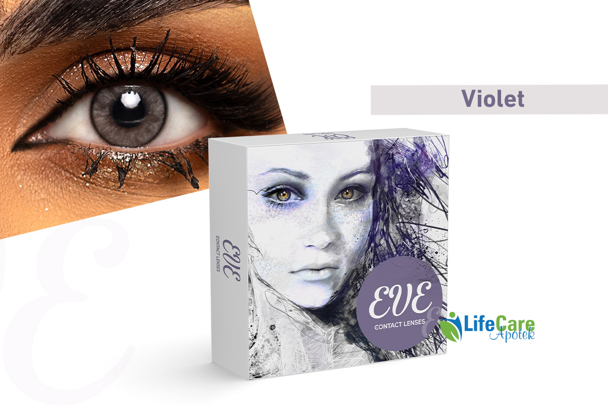 EVE LENSES MONTHLY GRAY VIOLET - Life Care Apotek