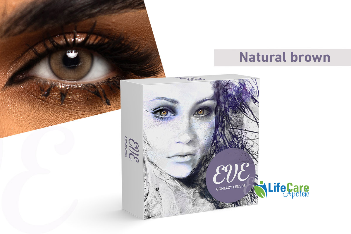 EVE LENSES MONTHLY NATURAL BROWN - Life Care Apotek