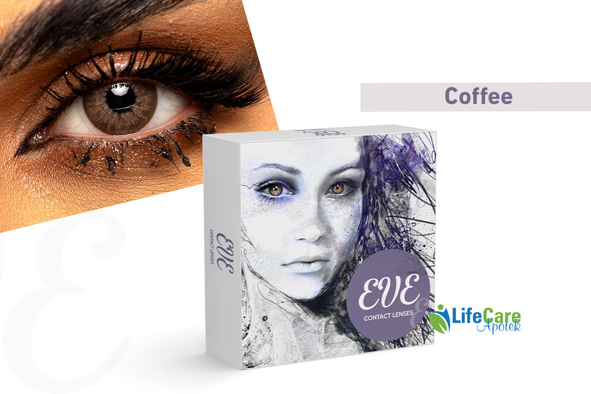 EVE LENSES MONTHLY BROWN COFFEE - Life Care Apotek